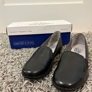 Life Stride Black Slip-On Flats